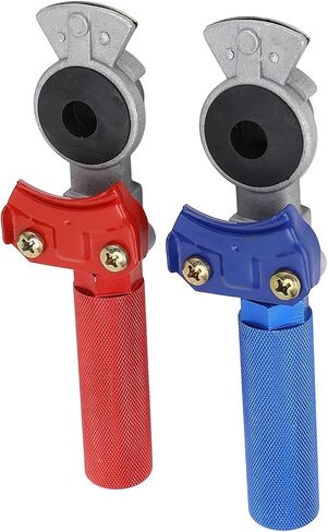 GLAD HAND LAND RED Blue Anodized Aluminized Heavy Duty Complete Hands Grips with Seals for Semi Truck Trailer Tractor RV 2PCS in Saudi Arabia