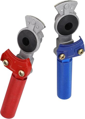 GLAD HAND LAND RED Blue Anodized Aluminized Heavy Duty Complete Hands Grips with Seals for Semi Truck Trailer Tractor RV 2PCS in Saudi Arabia