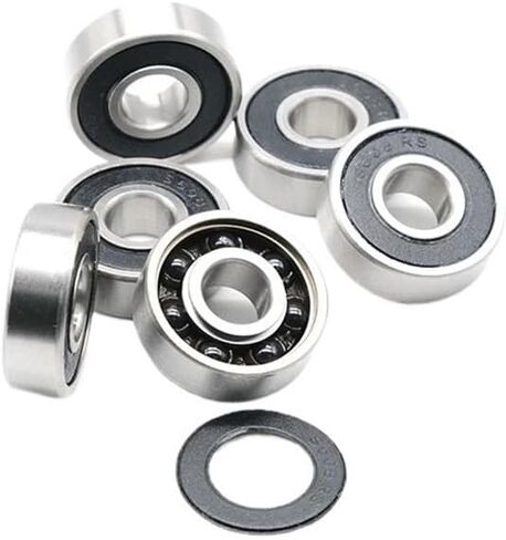 2PC S689RS 9x17x5mm ABEC-7 Stainless Steel Hybrid Ceramic Bearings Rubber Sealed Bearing 689 689RS in Saudi Arabia