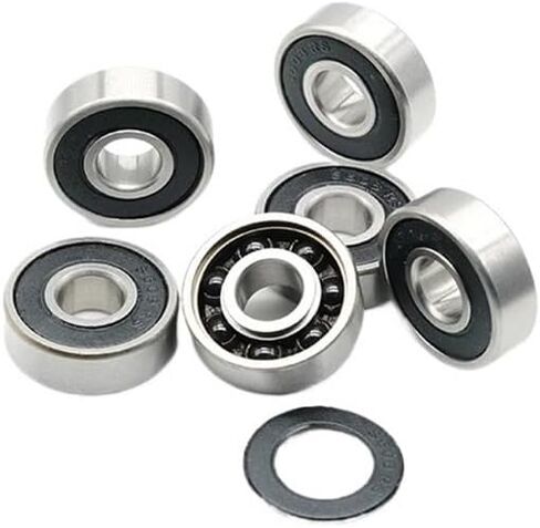 2PC S689RS 9x17x5mm ABEC-7 Stainless Steel Hybrid Ceramic Bearings Rubber Sealed Bearing 689 689RS in Saudi Arabia