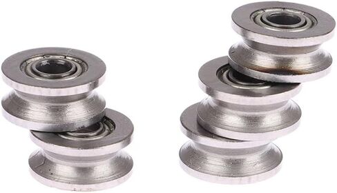 10pcs V624zz 4x13x6mm v Groove محمل الكرة محمل دليل المسار حملة المحمل V624 Bearing Machine Machine in Kuwait