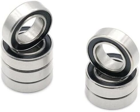 6pcs ABEC-7 16287-2RS 16287RS 61902-16 2RS 16x28x7 mm محمل كرة أخدود عميق لدراجة أسفل القوس السفلي 16287 2RS in Saudi Arabia