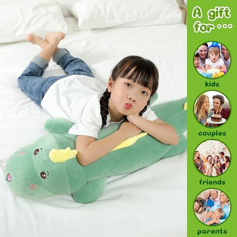 32 "Dinosaurs Plush Plush Toy Pillow ، Dinosaur Ptice Dinosaur Potticed Animals Doll ، Soft Back Cushion Big Dinosaur Plushies ، Gift for Kids ، أعياد الميلاد ، عيد الفصح in Kuwait