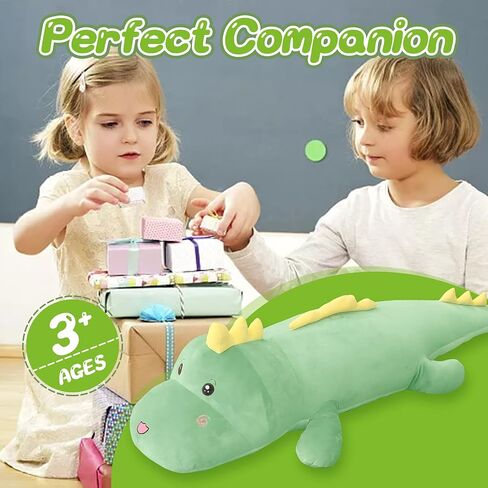 32 "Dinosaurs Plush Plush Toy Pillow ، Dinosaur Ptice Dinosaur Potticed Animals Doll ، Soft Back Cushion Big Dinosaur Plushies ، Gift for Kids ، أعياد الميلاد ، عيد الفصح in Kuwait