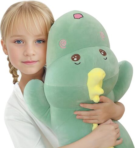 32 "Dinosaurs Plush Plush Toy Pillow ، Dinosaur Ptice Dinosaur Potticed Animals Doll ، Soft Back Cushion Big Dinosaur Plushies ، Gift for Kids ، أعياد الميلاد ، عيد الفصح in Kuwait