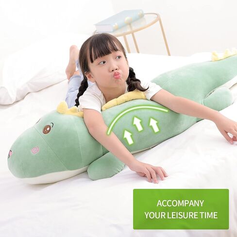 32 "Dinosaurs Plush Plush Toy Pillow ، Dinosaur Ptice Dinosaur Potticed Animals Doll ، Soft Back Cushion Big Dinosaur Plushies ، Gift for Kids ، أعياد الميلاد ، عيد الفصح in Saudi Arabia