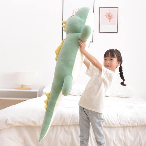 32 "Dinosaurs Plush Plush Toy Pillow ، Dinosaur Ptice Dinosaur Potticed Animals Doll ، Soft Back Cushion Big Dinosaur Plushies ، Gift for Kids ، أعياد الميلاد ، عيد الفصح in Saudi Arabia