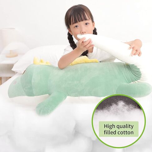 32 "Dinosaurs Plush Plush Toy Pillow ، Dinosaur Ptice Dinosaur Potticed Animals Doll ، Soft Back Cushion Big Dinosaur Plushies ، Gift for Kids ، أعياد الميلاد ، عيد الفصح in Saudi Arabia