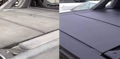 RUGGED RESTORE Trim Coat Plastic Restorer Kit | Restores Dull Faded Dried Out Interior Exterior Plastic Vinyl Rubber Trim Flares Fenders Bumpers Cladding Running Boards Cowls | Black Finish 4 Oz in Saudi Arabia