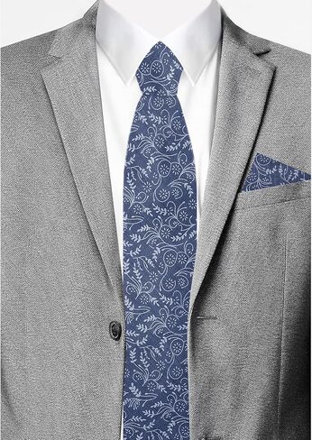 Jacob Alexander Matching Men's Floral Neck Tie and Hanky in Saudi Arabia