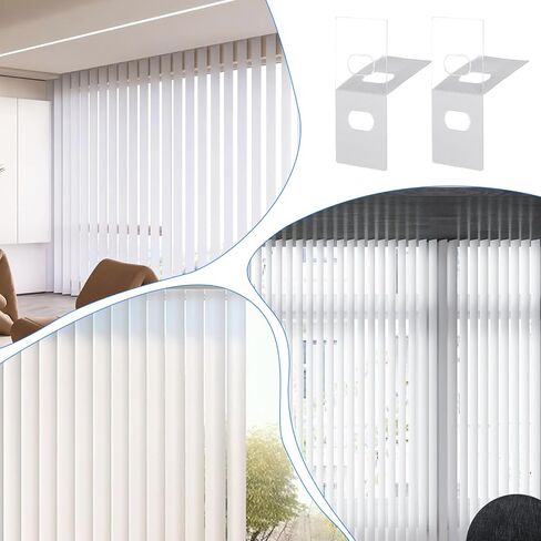60 PCS (30 Sets) Vertical Blinds Replacement Slats, Self-Adhesive Vertical Blind Repair Tabs Blinds Replacement Kits Slats Blind Fixer Tabs in Saudi Arabia