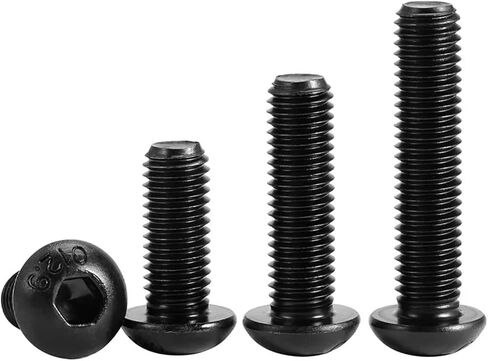 1~100 Hexagon Socket Head Screws M1.6 M2 M2.5 M3 M4M5M6M8M10M12(M2x8mm-100pcs) in Kuwait