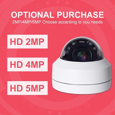 كاميرا EVERSECU Mini PTZ RS485 HD تناظرية 1080P 4X تكبير (2.8-12 مم) مسافة 65 قدمًا بالأشعة تحت الحمراء في الهواء الطلق كاميرا قبة عالية السرعة IP66 مقاومة لعوامل الطقس كاميرا PTZ معدنية كاملة مقاومة للتخريب in Kuwait