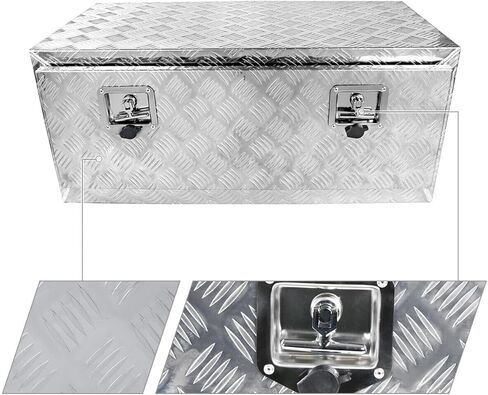مربع الأداة 36 "مقطورة شاحنة شاحنة شديدة التحمل من أجل التخزين السفلي+ قفال+ خلفية ل Lincoln لل Navigator 98-01 ، لـ GMC For Acadia 08-11 لـ Canyon 08-11 لـ Envoy 08-09 لـ Yukon 08-11 in Kuwait