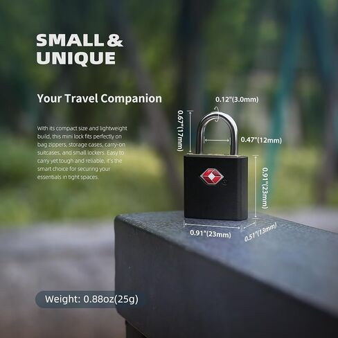 TSA Locks for Luggage with Keys, Suitcase Luggage Locks TSA Approved 4 Pack, Small Padlock with Key, Travel Safe Mini Keyd Padlock for Suitcase, Backpack, Zipper, Bag, Locker, Gun Case in Saudi Arabia