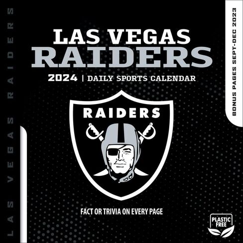 Turner Licensing Las Vegas Raiders 2024 Box Calendar in Saudi Arabia