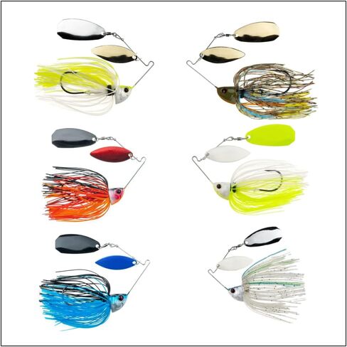 Speed Freak Full Frame Largemouth Spinnerbait with Kilter Blade | 1/2 oz., Smokey Shad, 2-Pack (PN: 53203-2PK) in Saudi Arabia