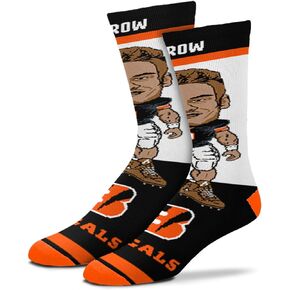 FBF - NFL Cincinnati Bengals Player # Footwear For Men And Women Game Day Apparel Dress Socks - Joe Burrow