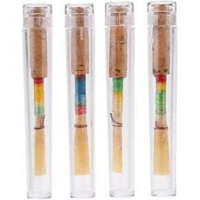 Alomejor Oboe Reed 4Pcs Medium Soft Handmade Oboe Reed Strength Instrument Accessories with Storage CaseTube