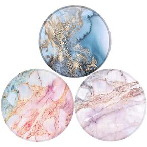 Mouse Pad,Anti Slip Rubber Round Mousepads Desktop Notebook Mouse Mat for Working and Gaming (Wondrous Purple Butterfly)