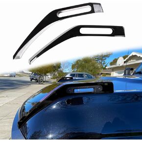 Hood Trail Sights Cover Trim for Ford Bronco 2 Door 4 Door 2021 2022 2023 2024 Accessories Engine Hood Hinge Cover Hood Side Release Handle Decoration Stickers Exterior Accessory 1 Pair Black
