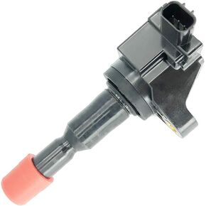 Ignition Coil Pack Set of 4 Compatible With Honda Fit / Jazz II GD3 1.5 2002-2008,Airwave 1.5 2004-, L15A1 L4 Replaces OEM 30520-PWC-S01 CM11-110 5C1635 UF-581 IGC0053 GN10249 C1578 (4)