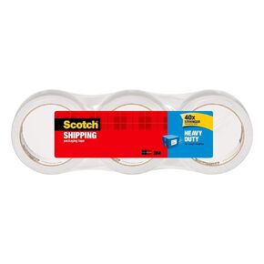 3M Company TV205153 Tape, Clear, 3 roll pack