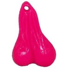 BULLS BALLS Biker Nuts, Solid Color-Blue, 4" Tall Series, Made in USA