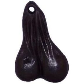 BULLS BALLS Biker Nuts، لون سادة - أزرق، سلسلة بطول 10.16 سم، صنع في الولايات المتحدة الأمريكية