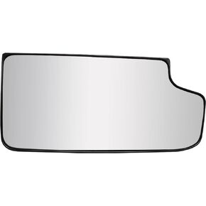 Driver Side Mirror Replacement for 2014-2017 Chevrolet Silverado 1500 GMC Sierra 1500 and 2015-2017 Chevy Silverado 2500 3500 GMC Sierra 2500 3500, Left Lower Tow Towing Mirror Glass Heated