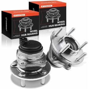 A-Premium 2 x Rear Wheel Bearing and Hub Assembly with 5-Lug Compatible with Dodge Caravan 01-07, Grand Caravan 01-07, Chrysler Town Country 01-07, Voyager 01-03, FWD & with 4-Wheel ABS