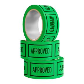 Warning Label Tape for Shipping, Caution Packaging Tape Roll for Parcel, Package, Cardboard, Boxes, HotMelt Sealing Packing Printing Tape 2" x 110 Yard (per roll) (Fragile)