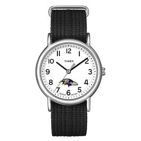 Timex Unisex Weekender 38mm Watch - San Francisco 49ers with Slip-Thru Single Layer Strap