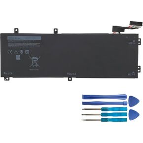بطارية كمبيوتر محمول H5H20 متوافقة مع Dell XPS 15 9560 Precision 5520 Series Notebook 62MJV M7R96 05041C 5D91C 11.4V 56WH in Kuwait