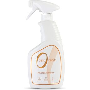 Zero Odor - Pet Stain Remover & Odor Eliminator - Permanently Remove Stain & Odor with Patented Technology Best for Carpet, Furniture, Floors, Pet Bed– Look and Smell Great, 16oz (Over 400 Sprays)