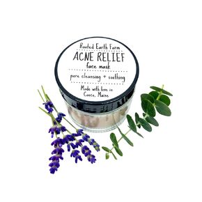 Acne Relief Face Mask - For Breakouts - All Natural Herbal Clay Mask