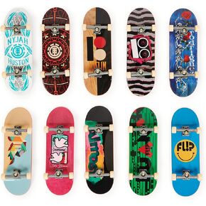 TECH DECK, DLX Pro 10-Pack of Collectible Fingerboards, for Skate Lovers, Kids Toy for Ages 6 and up