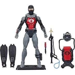 G.I. Joe Classified Series Retro Cardback Cobra EEL, Collectible 6-Inch Action Figure with 7 Accessories