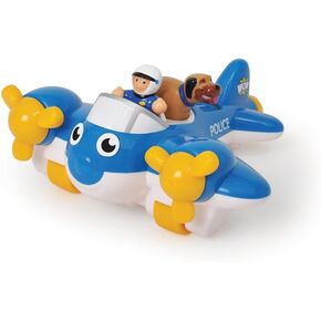 Wow Toys Police Plane Pete – Friction Powered Toy Plane with Pilot & Police Figures | No Batteries, Durable Preschool Vehicle for Toddlers Ages 1–5 in Saudi Arabia