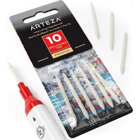 ARTEZA Marker Tips, Pack of 10, Fine Replacement Nibs for EverBlend Markers, Art Supplies for Drawing, Sketching, and Shading