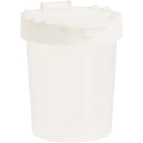 Sargent Art 12 Non-Spill Paint Cups, Funnel shaped cap, Spill-Proof, White Cap, Inner rim seals