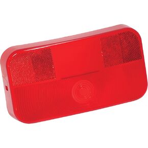 قطعة غيار Bargman-34-92-708، عدسة الضوء الخلفي باللون الأحمر مع حامل الترخيص in Kuwait