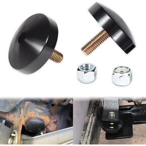 9.9102G Low Profile Bump Stop for cars, trucks and SUVs, Black - 2PCS