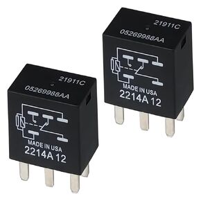 2 قطعة 21911C 05269988AA 12VDC 10A 5 دبابيس مرحل السيارة المكونات في