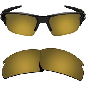 12MM Glare Proof Replacement Lenses Compatible with Oakley Flak 2.0 OO9296 Sunglasses