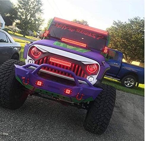 Nicoko Flushmount 18w 3inch work light Spotlight Fog lights with Chasing RGB halo ring for 16 Million Colors Changing Over 200 Flashing Modes Flasing Strobe Lights IP 68 waterproof 2 year warranty in Kuwait