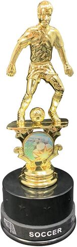 مجموعات جوائز كأس كرة القدم للأولاد من Express Medals والتي تتضمن جوائز سوار معصم سيليكون لكرة القدم (عبوة من 10 قطع) in Saudi Arabia