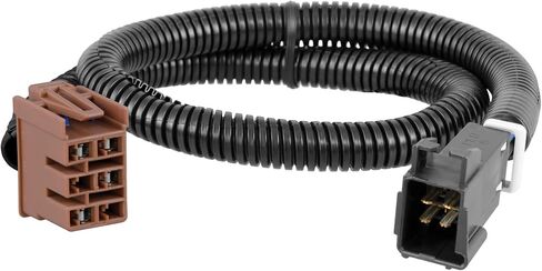 CURT 51352 Quick Plug Electric Trailer Brake Controller Wiring Harness, Select Chevy Silverado, Suburban, Tahoe, GMC Sierra, Yukon, Escalade, Hummer , black in Saudi Arabia