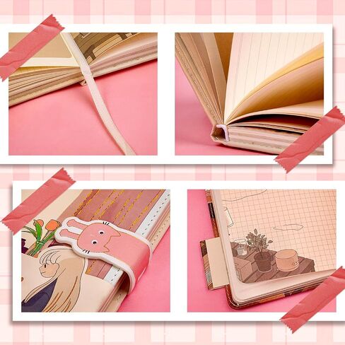مجلة Kawaii، مجلة Kawaii للفتيات، دفتر يوميات لطيف، دفتر يوميات Kawaii، 5 × 7 بوصة، 13 × 18 سم، 256 صفحة، غطاء جلد ناعم من البولي يوريثان، ورق عالي الجودة، بعد المدرسة 3 in Kuwait