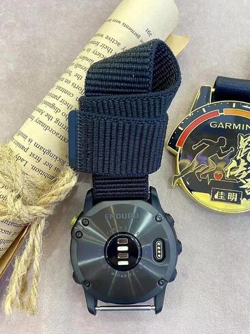 متوافق تمامًا مع سوار ساعة Garmin، سوار ساعة من النايلون المنسوج 22 مم لـ Fenix ​​7 / Fenix ​​6/6 Pro/Fenix ​​5/5 Plus/Forerunner 935/945/Instinct، إصدار Sapphire، Quatix 6/5، Approach S62/S60 الساعات الذكية in Saudi Arabia